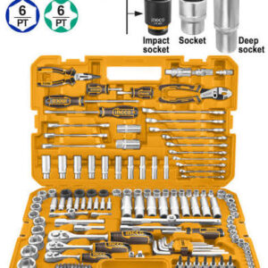 Coffret d’outils combinés Ingco 156 pièces – HKTHP21561