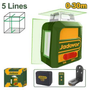 Niveau laser auto-nivelant à 5 lignes Jadevr JDLE2M05