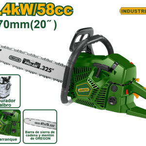 TRONÇONNEUSE 20" 58 CM³ 2,4 KW COURSE 470 MM² JADEVER JDGC2558