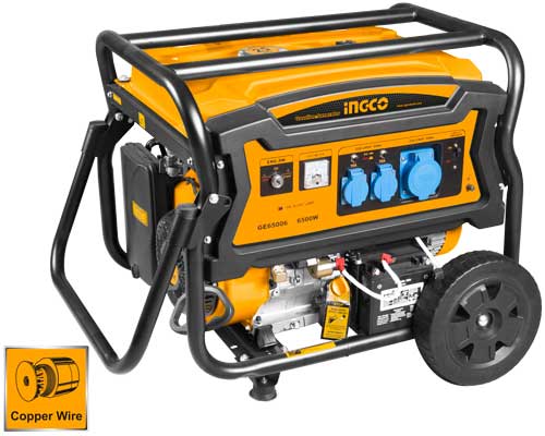 Générateur d'essence 6.5kva INGCO GE65006