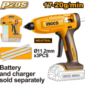 Pistolet à Colle sans Fil 17-20g/min INGCO