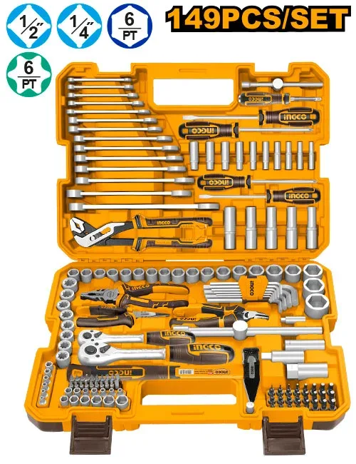 Coffret 149 pièces d'outils INGCO HKTHP51498