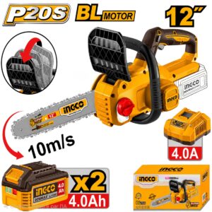 Tronçonneuse sans fil 20V 12″ Brushless INGCO