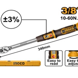 Clé dynamométrique INGCO HPTW3860N8 3/8″