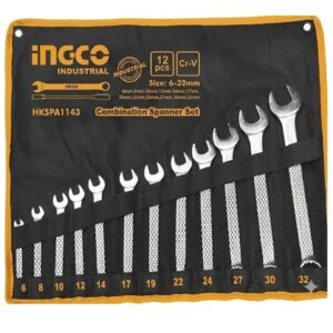 JEU DE 12 CLES MIXTES 6-32 MM HKSPA1143 INGCO