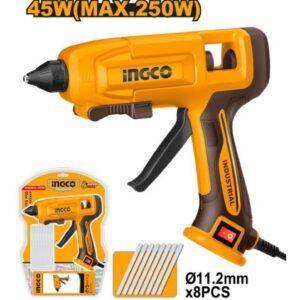 Pistolet à colle 250w haute température bâtonnets 150 mm INGCO